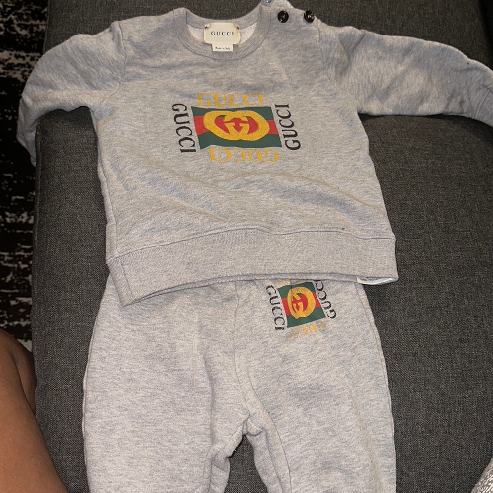 Gucci sweat suit infant